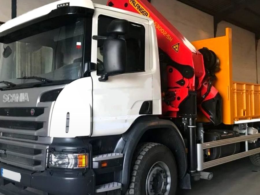 Palfinger PK 23002 sobre Scania